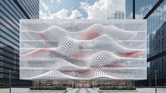 粒子が揺らぐ透過型メディア建築