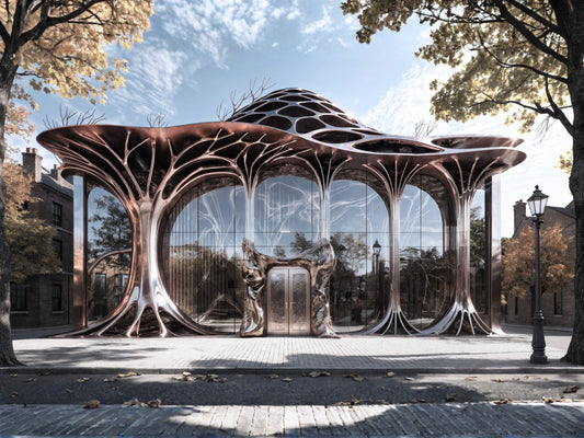 葡萄樹の下でワインを迎える｜Organic Wine Pavilion Design
