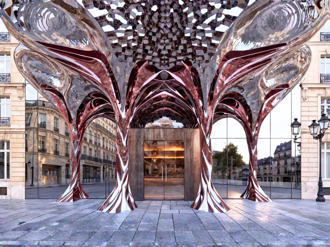 シャンパーニュが花開く入口｜Luxury Wine Pavilion Entrance